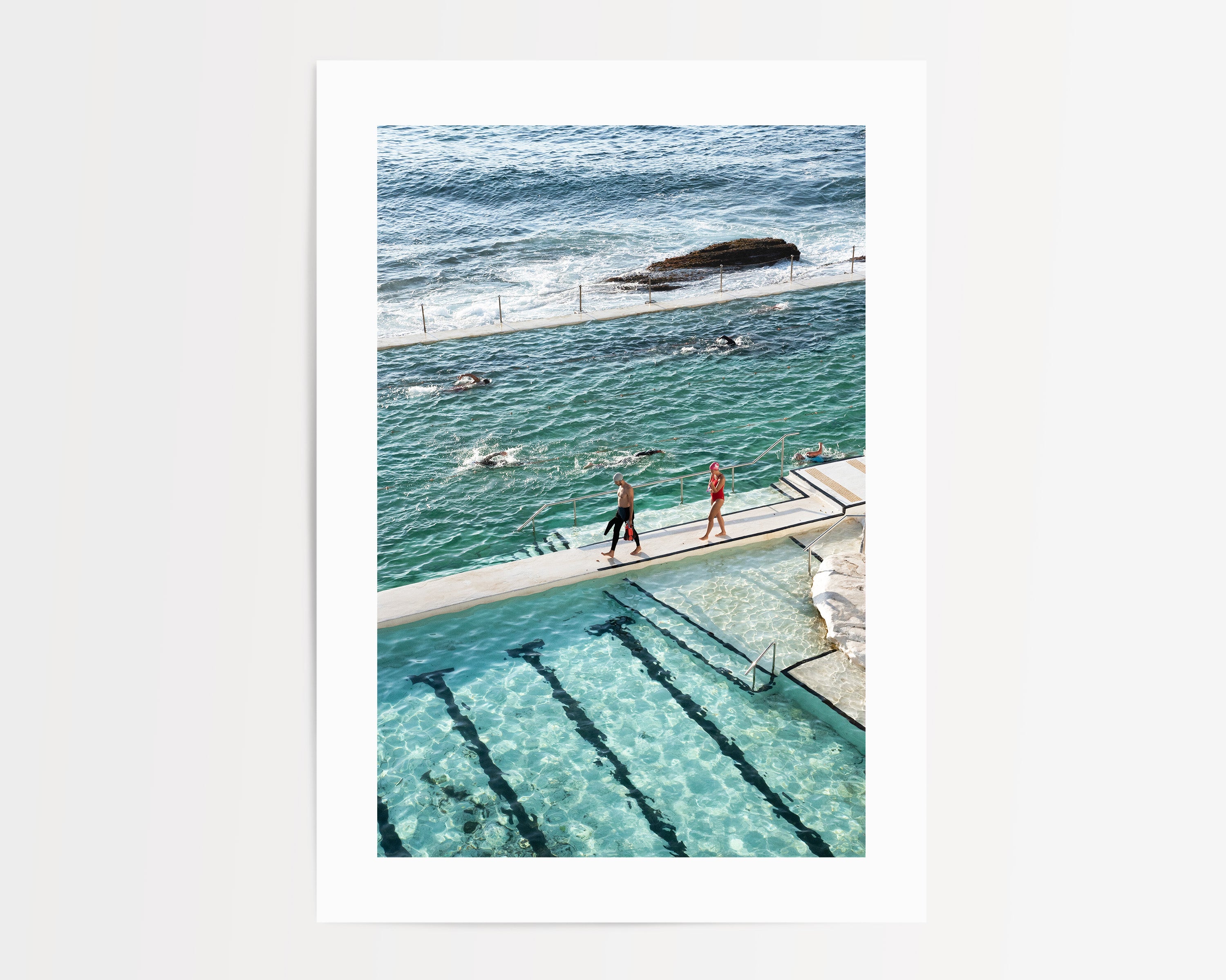 Icebergs Print