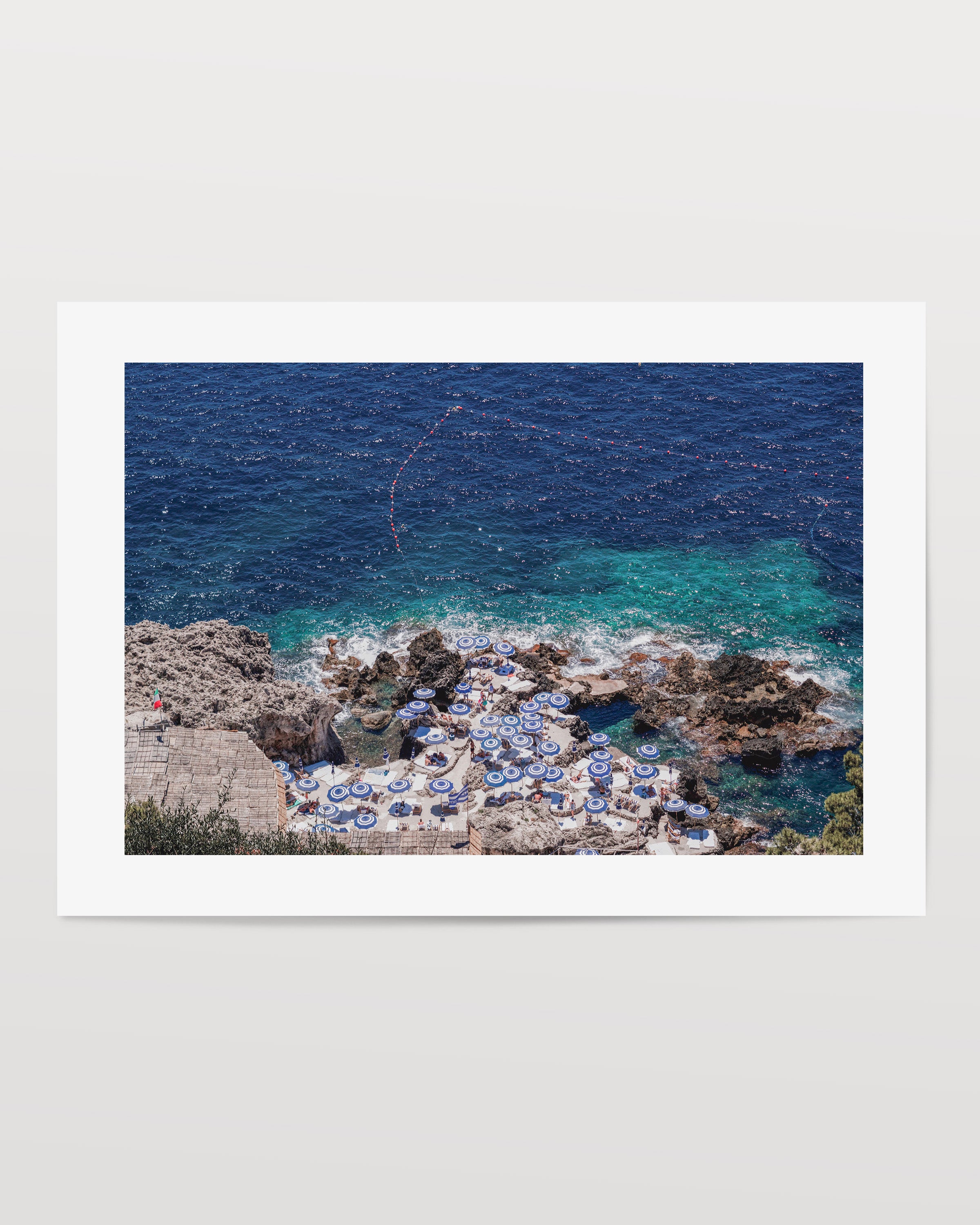 Seaside at La Fontelina Print
