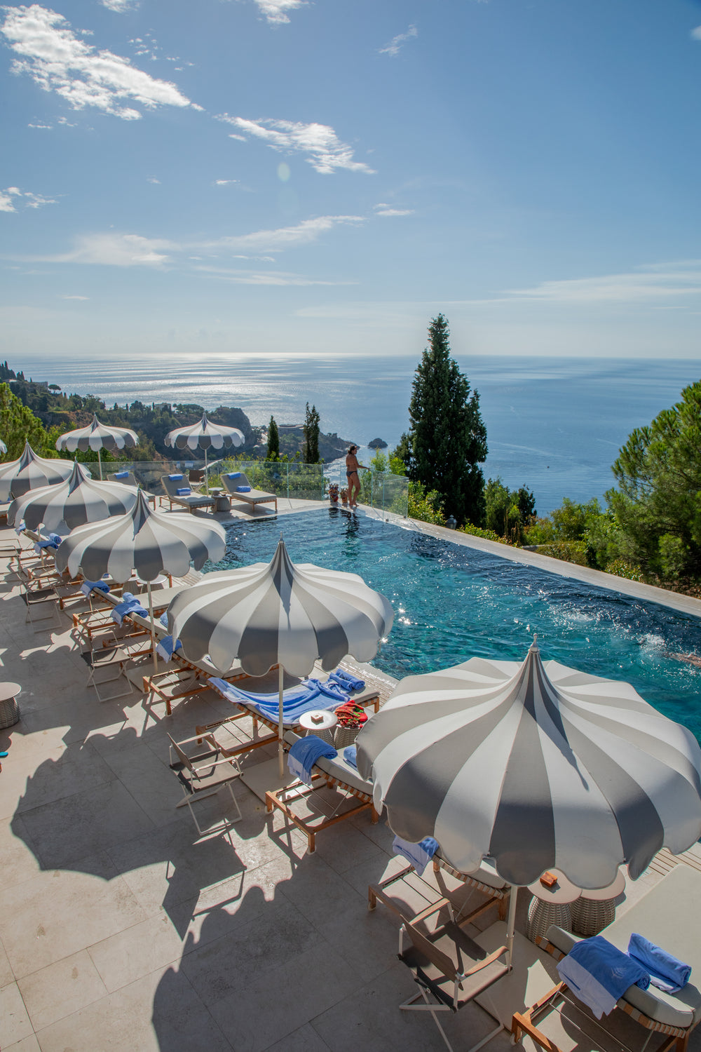 Poolside at San Domenico Print